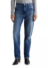 AG Adriano Goldschmied Ex-Boyfriend Mid-Rise Stretch Tapered Jeans