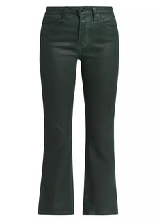 AG Adriano Goldschmied Farrah Coated Cropped Bootcut Jeans