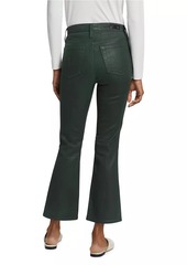 AG Adriano Goldschmied Farrah Coated Cropped Bootcut Jeans
