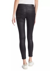 AG Adriano Goldschmied Farrah High-Rise Ankle Faux Leather Skinny Pants