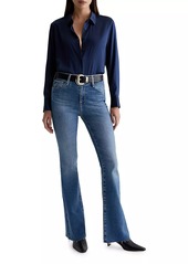 AG Adriano Goldschmied Farrah High-Rise Stretch Flared Jeans