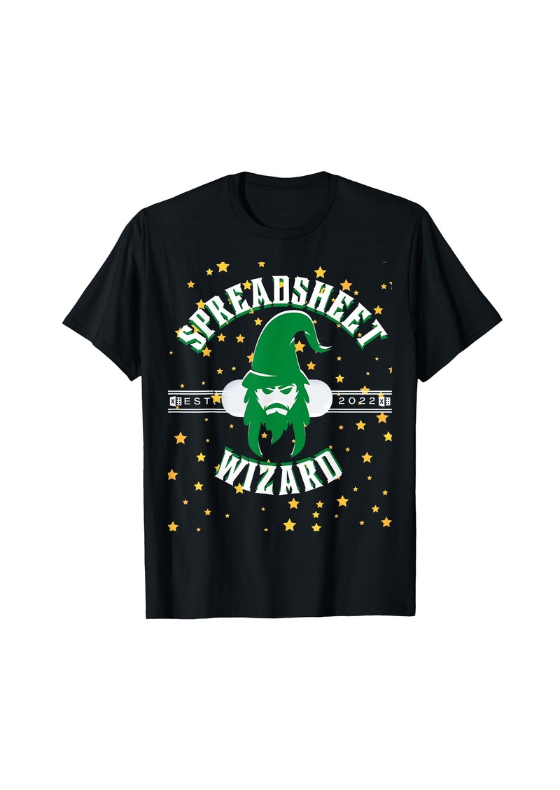 AG Adriano Goldschmied Funny Excel Wizard For That Excel Expert T-Shirt