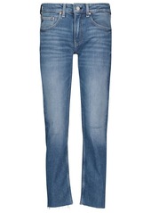 AG Adriano Goldschmied Girlfriend mid-rise cropped jeans