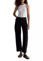 AG Adriano Goldschmied Hattie Mid-Rise Straight-Leg Jeans