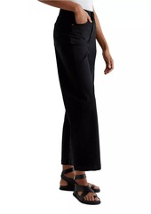 AG Adriano Goldschmied Hattie Mid-Rise Straight-Leg Jeans