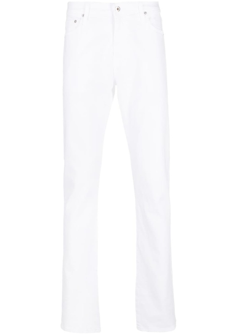 AG Adriano Goldschmied logo-patch straight-leg jeans