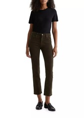 AG Adriano Goldschmied Mari Corduroy Straight-Leg Jeans