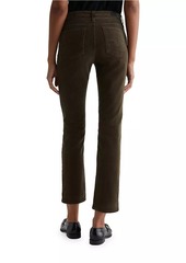 AG Adriano Goldschmied Mari Corduroy Straight-Leg Jeans