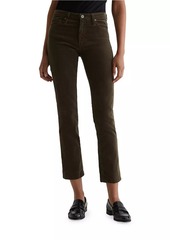 AG Adriano Goldschmied Mari Corduroy Straight-Leg Jeans