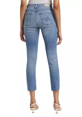 AG Adriano Goldschmied Mari Crop Stretch Cotton Jeans