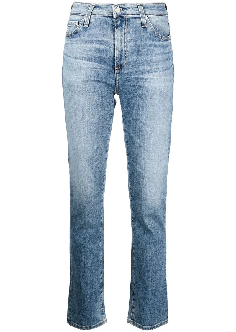AG Adriano Goldschmied Mari high-rise slim-fit jeans