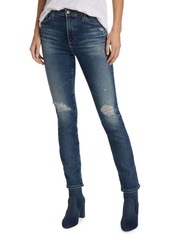 AG Adriano Goldschmied Mari High-Rise Straight Jeans