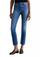 AG Adriano Goldschmied Mari Mid-Rise Stretch Cropped Slim Jeans