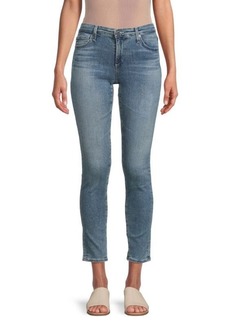 AG Adriano Goldschmied Mid Rise Ankle Super Skinny Jeans
