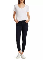 AG Adriano Goldschmied Mid-Rise Stretch Legging Ankle Jeans