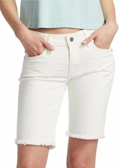 AG Adriano Goldschmied Nikki Mid-Rise Relaxed Skinny Denim Shorts