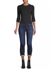 AG Adriano Goldschmied Prima Low-Rise Crop Cigarette Jeans