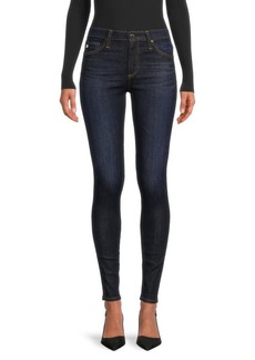 AG Adriano Goldschmied Ras High Rise Whiskered Skinny Jeans