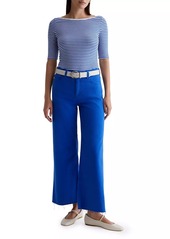 AG Adriano Goldschmied Saige Crop Wide-Leg Jeans