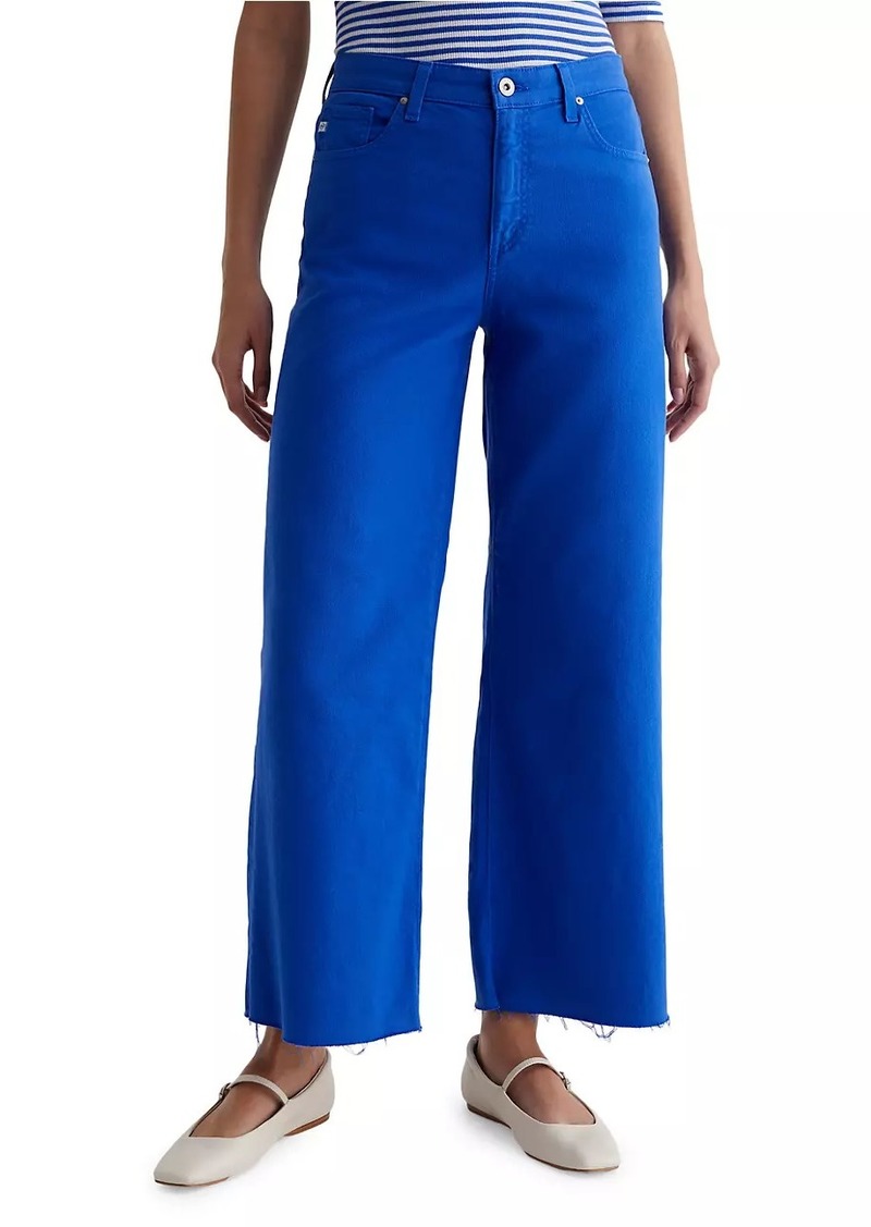 AG Adriano Goldschmied Saige Crop Wide-Leg Jeans