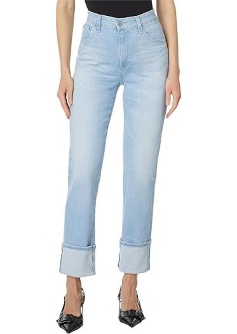 AG Adriano Goldschmied Saige High Rise Straight Crop Jeans