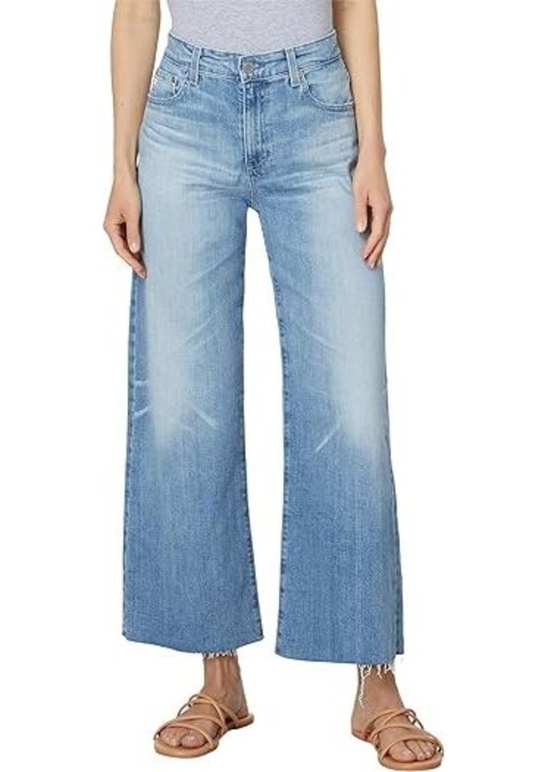AG Adriano Goldschmied Saige High Rise Straight Wide Leg Jeans