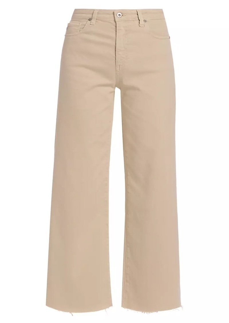 AG Adriano Goldschmied Saige High-Rise Wide-Leg Crop Jeans