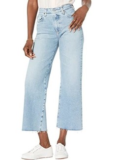 AG Adriano Goldschmied Saige Wide Leg Crop High-Rise Fit in Apparition
