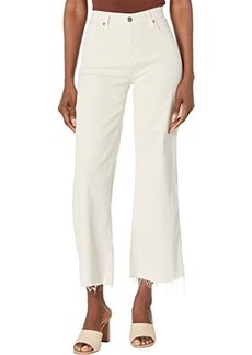 AG Adriano Goldschmied Saige Wide Leg Crop in Dried Spring