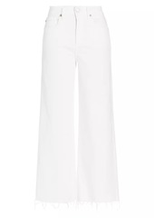 AG Adriano Goldschmied Saige Wide-Leg Cropped Jeans