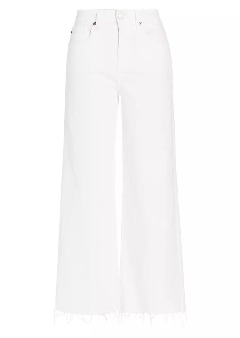 AG Adriano Goldschmied Saige Wide-Leg Cropped Jeans