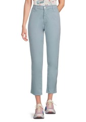 AG Adriano Goldschmied Solid Flat Front Pants