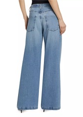 AG Adriano Goldschmied Stella Mid-Rise Wide-Leg Jeans