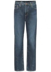 AG Adriano Goldschmied The Phoebe high-rise straight jeans