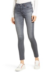 AG Adriano Goldschmied AG The Farrah High Waist Skinny Jeans in Gray Pearl at Nordstrom