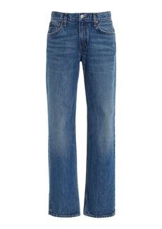 Agolde - Amber Low-Rise Straight-Leg Jeans - Medium Wash - 29 - Moda Operandi