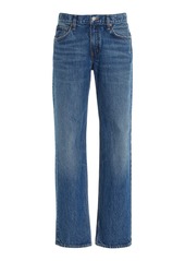 Agolde - Amber Low-Rise Straight-Leg Jeans - Medium Wash - 26 - Moda Operandi