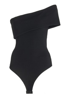 Agolde - Bree Off-The-Shoulder Jersey Bodysuit - Black - M - Moda Operandi