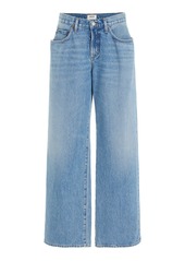 Agolde - Fusion Rigid Low-Rise Wide-Leg Jeans - Medium Wash - 29 - Moda Operandi