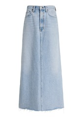 Agolde - Hilla Denim Maxi Skirt - Light Wash - 23 - Moda Operandi