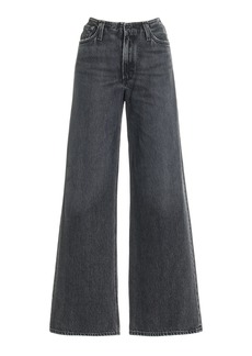 Agolde - Lex Rigid No-Waist Low-Slung Baggy Jeans - Black - 26 - Moda Operandi