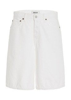 Agolde - Low-Rise Jean Shorts - White - 28 - Moda Operandi