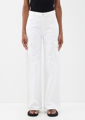 Agolde - Minka Cargo Wide-leg Jeans - Womens - White