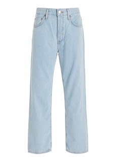 Agolde - Parker Rigid Natural-Rise Cropped Straight-Leg Jeans - Light Wash - 28 - Moda Operandi