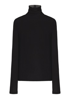 Agolde - Pascale Tencel Turtleneck Top - Black - XL - Moda Operandi