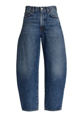 Agolde - Rigid High-Rise Balloon Jeans - Medium Wash - 32 - Moda Operandi