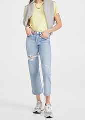 AGOLDE 90's Crop Mid Rise Loose Straight Jeans