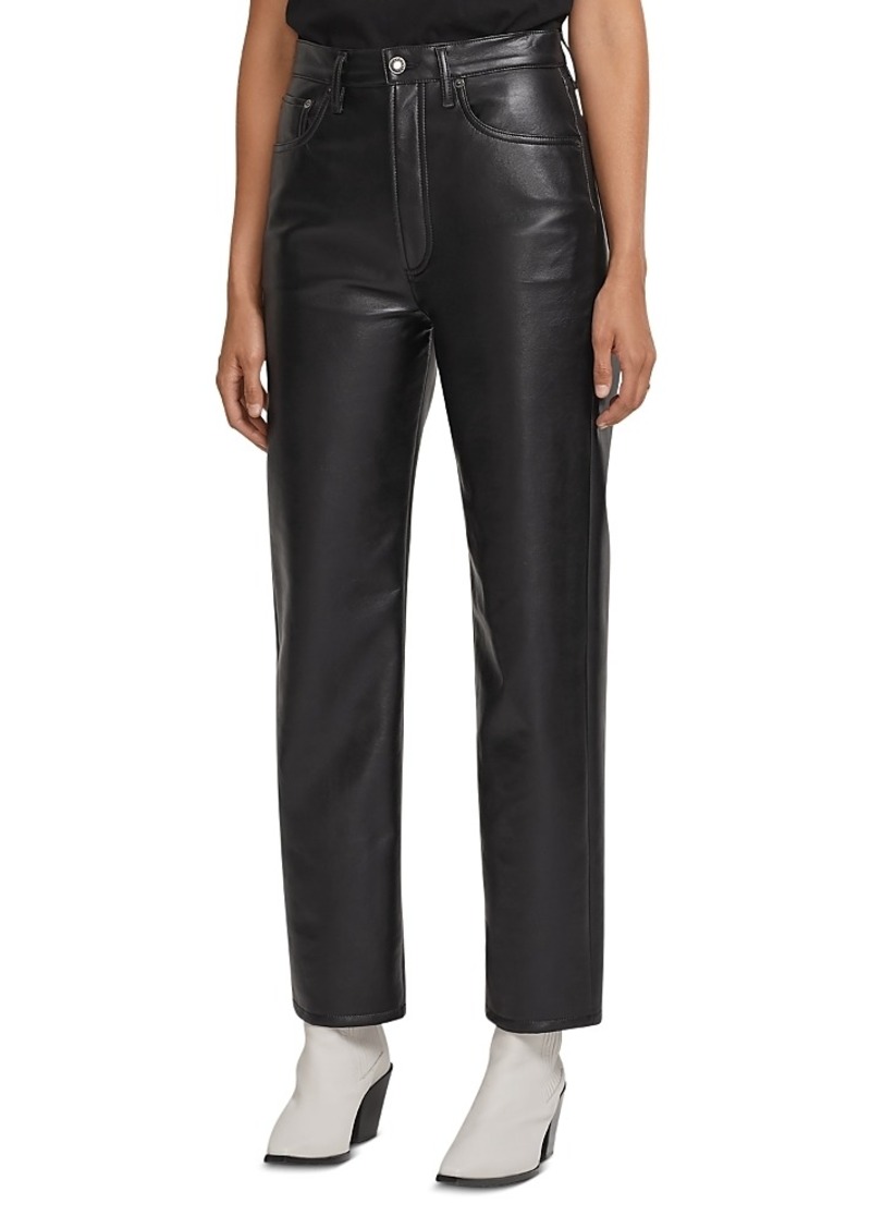 Agolde 90s Fitted Recycled Leather Pants