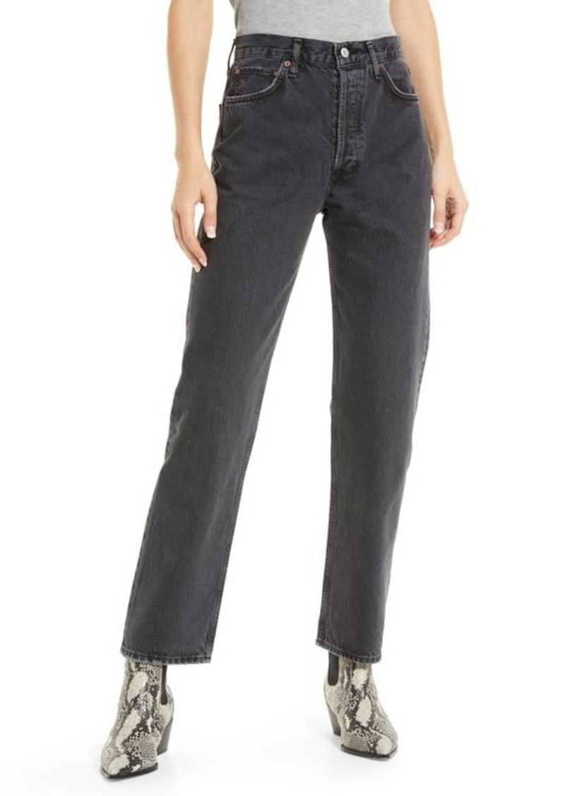 AGOLDE '90s Pinch High Waist Straight Leg Organic Cotton Jeans