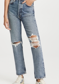 AGOLDE '90s Pinch Waist High Rise Straight Jeans